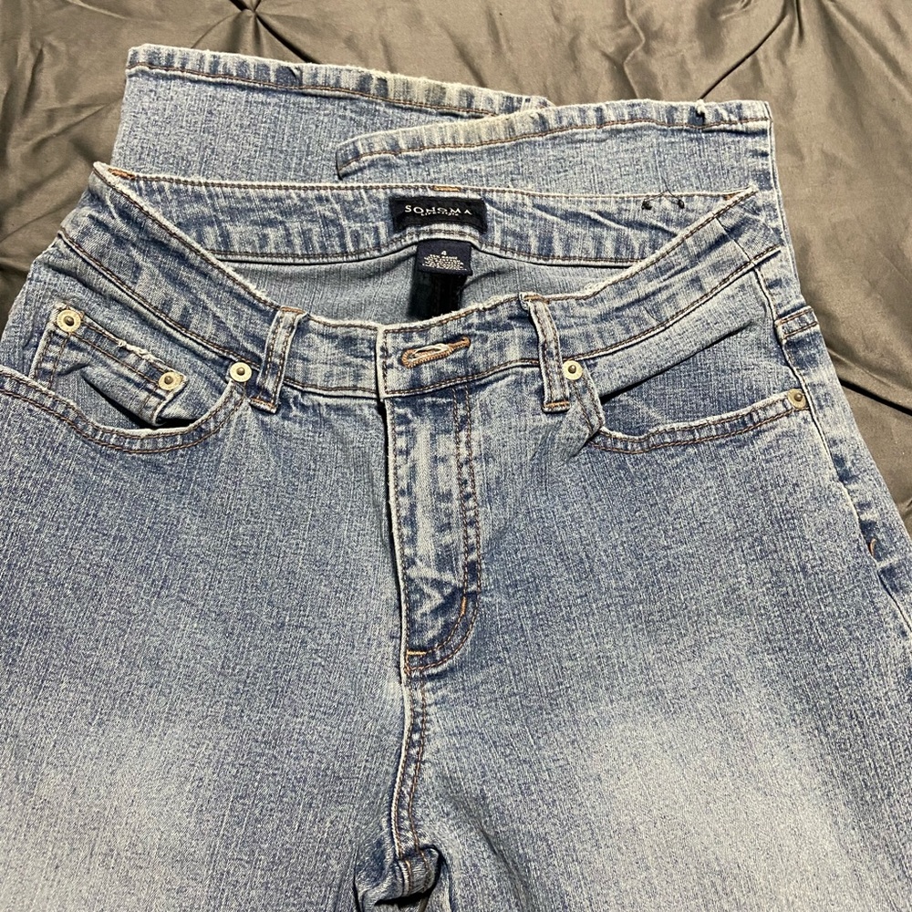 Sonoma lifestyle faded jeans, flared, very comfy